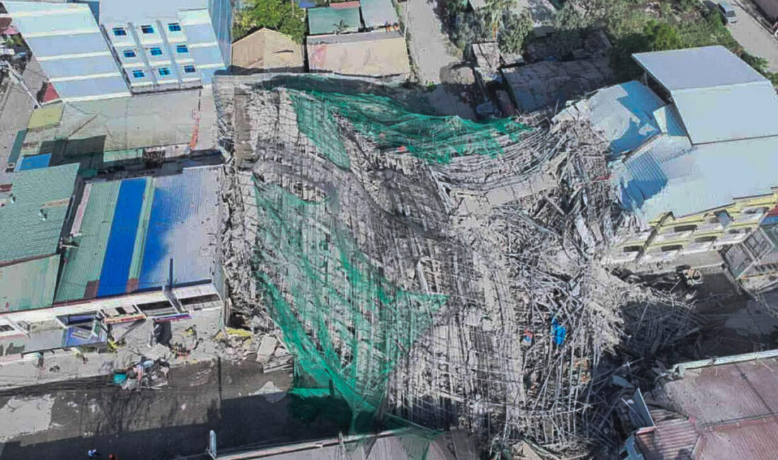 ANKARA (AA) – Filipinler'in Pampanga kentinde inşaat halindeki 9 katlı