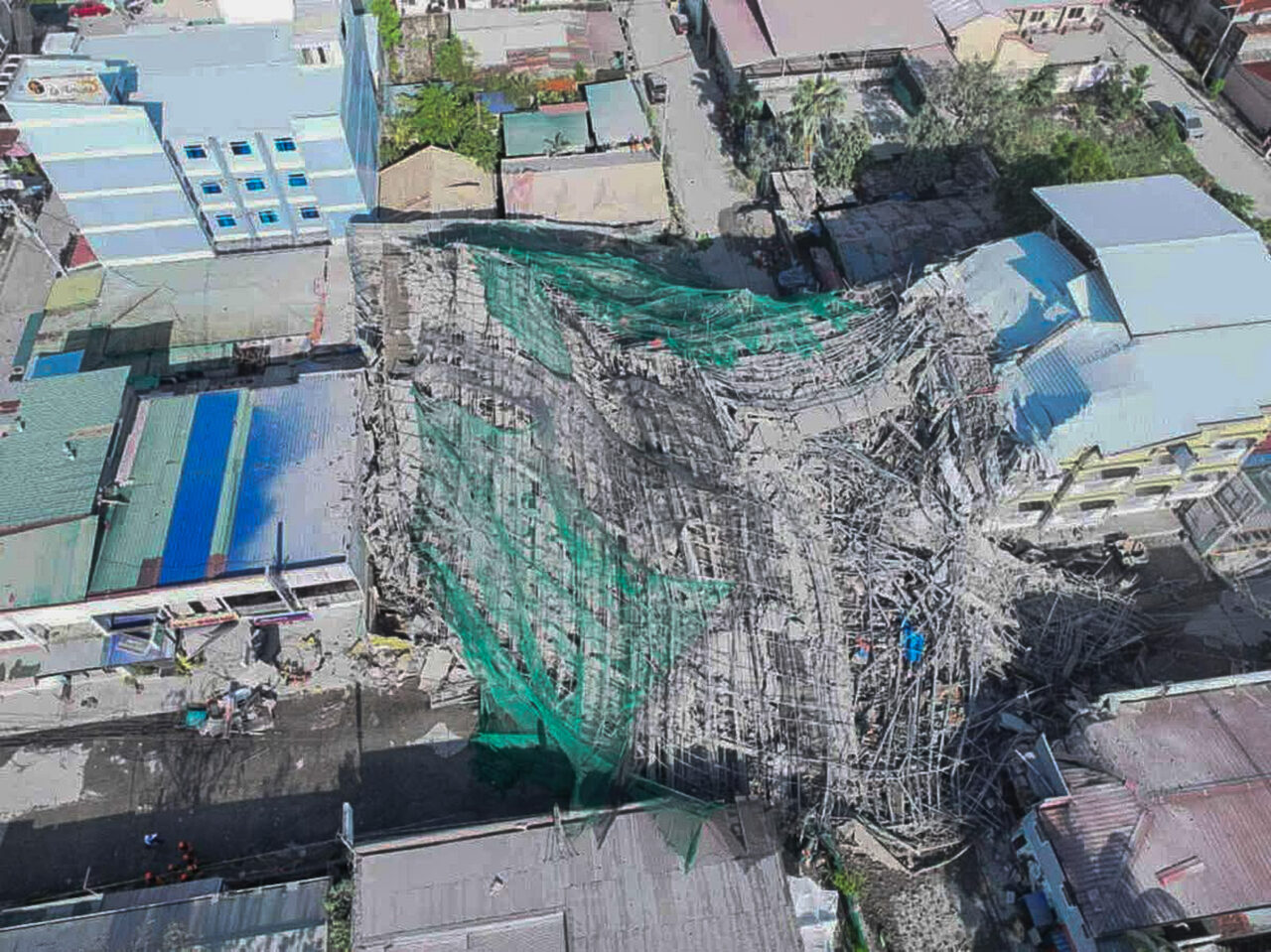 ANKARA (AA) – Filipinler'in Pampanga kentinde inşaat halindeki 9 katlı