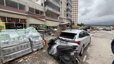 GAZİANTEP (AA) – Gaziantep'te dün etkili olan şiddetli fırtınanın yol