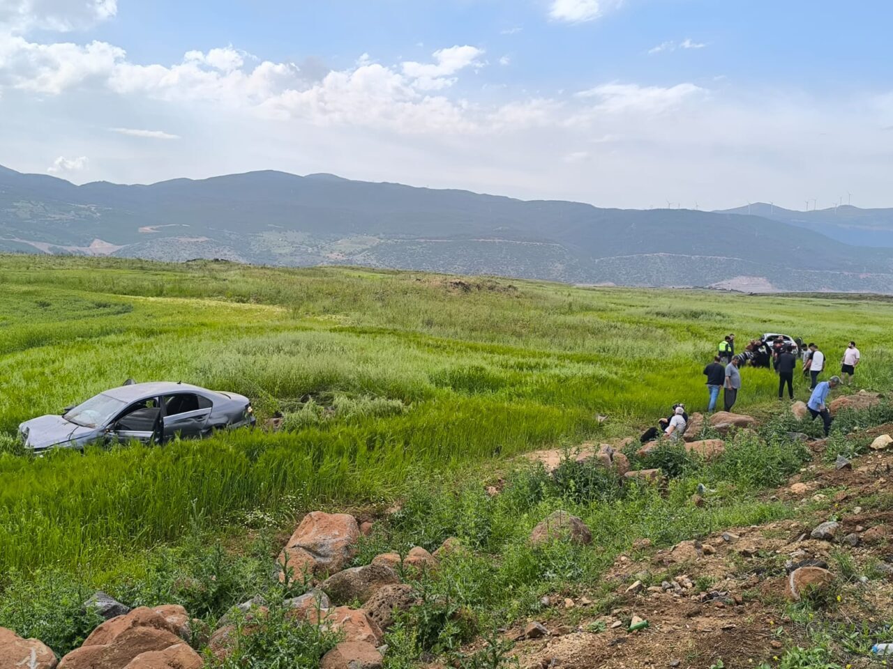 GAZİANTEP (AA) – Gaziantep'in İslahiye ilçesinde iki otomobilin çarpışması sonucu