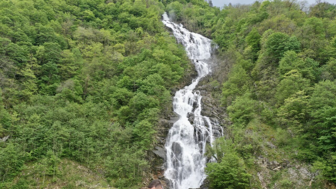 GİRESUN (AA) – Giresun'un Doğankent ilçesinde hidroelektrik santraline iletilen suyun