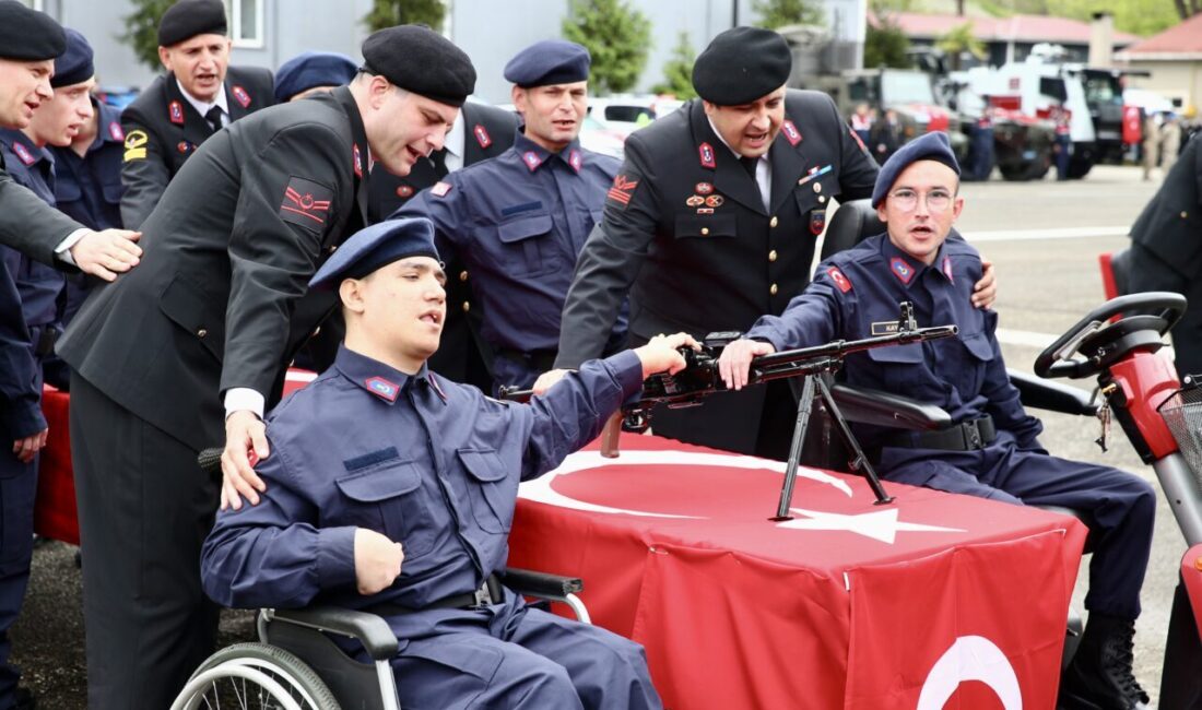 GİRESUN (AA) – Giresun'da engelliler, "Temsili Askerlik Uygulaması" kapsamında bir