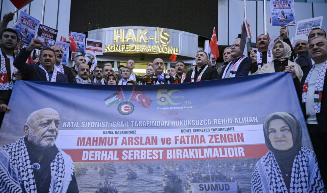 ANKARA (AA) – HAK-İŞ Genel Başkan Yardımcısı Devlet Sert, İsrail'in