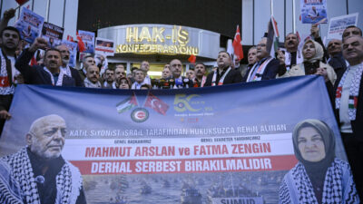 ANKARA (AA) – HAK-İŞ Genel Başkan Yardımcısı Devlet Sert, İsrail'in
