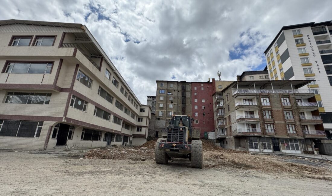 HAKKARİ (AA) – Hakkari'de, yolda ve çevrede oluşan çatlaklar nedeniyle