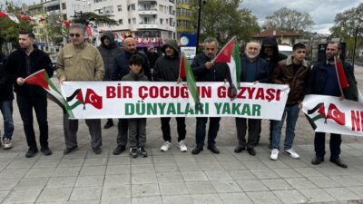EDİRNE (AA) – Edirne, Kırklareli ve Tekirdağ'da, İsrail ordusunun Gazze'ye