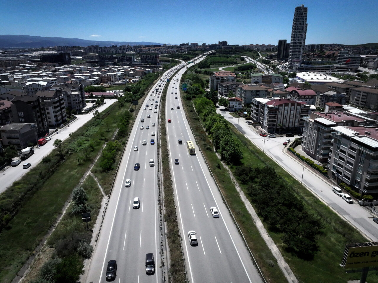 BURSA (AA) – Kurban Bayramı tatili dolayısıyla İstanbul-İzmir Otoyolu'nun Bursa