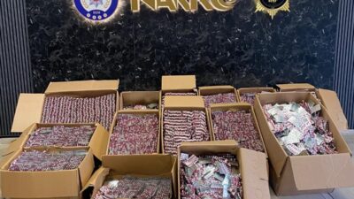 İSTANBUL (AA) – İstanbul'da, 560 bin sentetik ecza hap ile