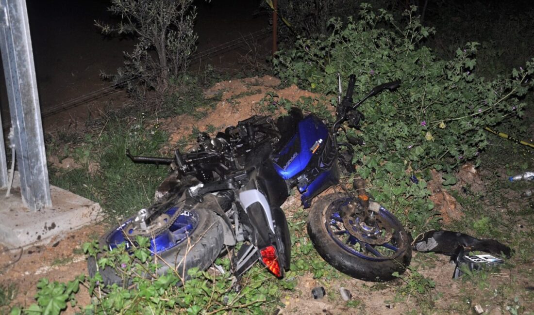İZMİR (AA) – İzmir'in Ödemiş ilçesinde kamyonetle çarpışan motosikletin sürücüsü