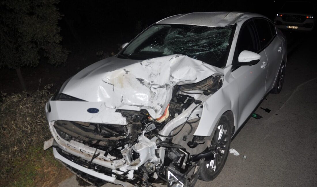 İZMİR (AA) – İzmir'in Tire ilçesinde otomobille çarpışan motosikletin sürücüsü