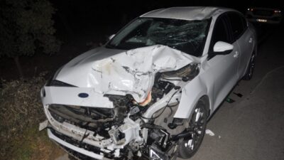 İZMİR (AA) – İzmir'in Tire ilçesinde otomobille çarpışan motosikletin sürücüsü