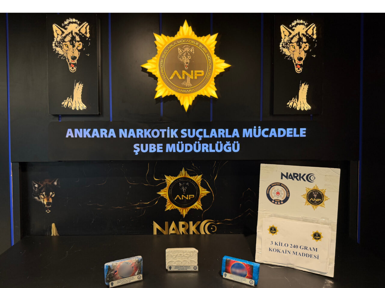 ANKARA (AA) – Ankara'nın Kahramankazan ilçesinde 3 kilo 240 gram