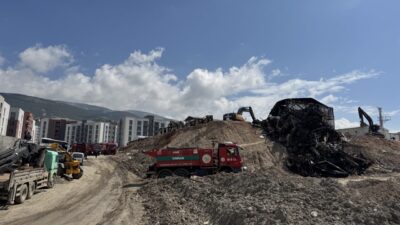 KAHRAMANMARAŞ (AA) – Kahramanmaraş'ın Dulkadiroğlu ilçesinde inşaat işçilerinin kaldığı konteynerde