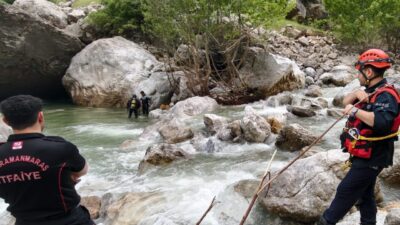 KAHRAMANMARAŞ (AA) – Kahramanmaraş'ın Onikişubat ilçesinde nehirde kaybolan kişi için