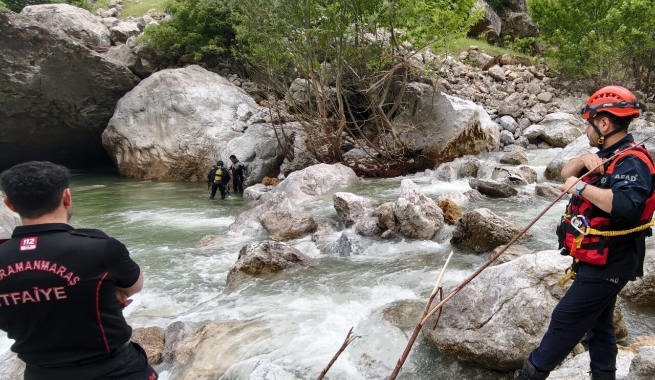 KAHRAMANMARAŞ (AA) – Kahramanmaraş'ın Onikişubat ilçesinde nehirde kaybolan kişi için
