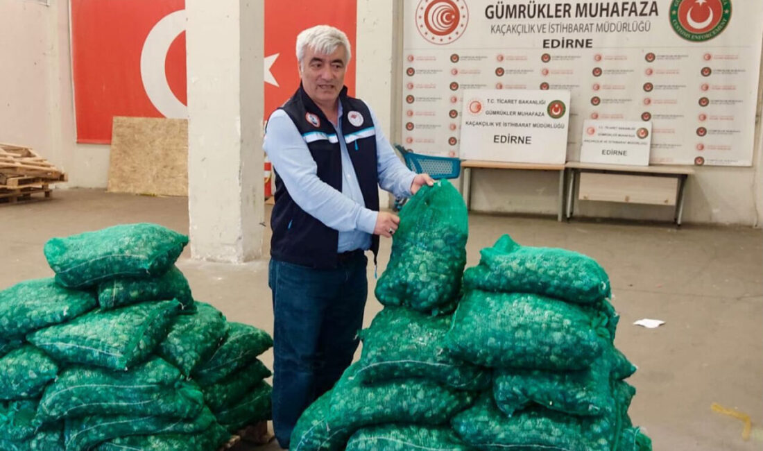 EDİRNE (AA) – Edirne'de yasa dışı yollarla yurt dışına çıkarılmaya