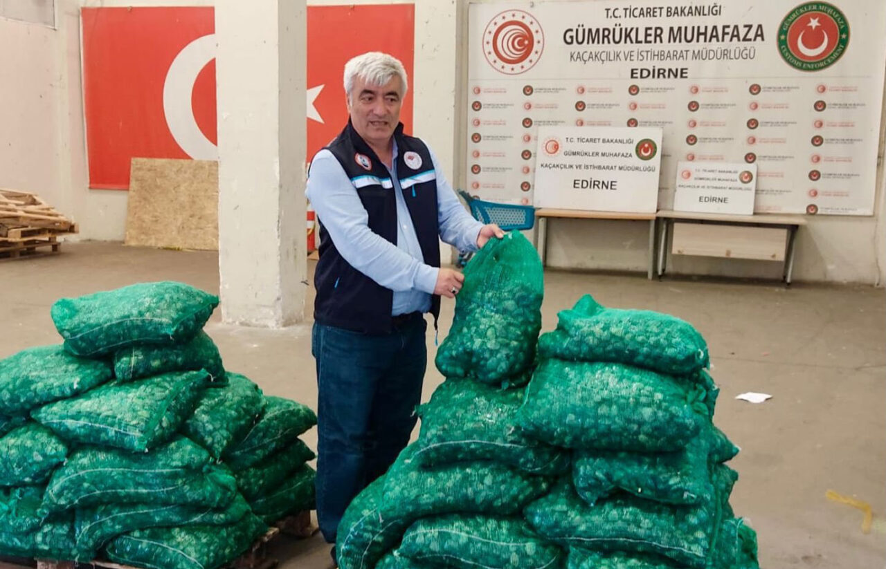 EDİRNE (AA) – Edirne'de yasa dışı yollarla yurt dışına çıkarılmaya