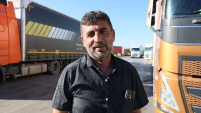 EDİRNE (AA) – Edirne'de, Kapıkule Sınır Kapısı'ndaki tır parklarında çıkış