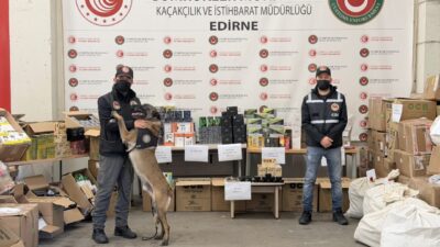 EDİRNE (AA) – Kapıkule Sınır Kapısı'nda bir tırda 32 kilo