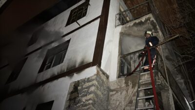 KARABÜK (AA) – Karabük'ün Safranbolu ilçesinde 2 katlı müstakil evde
