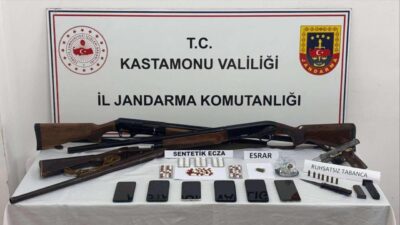 KASTAMONU (AA) – Kastamonu merkezli 3 ilde düzenlenen uyuşturucu operasyonlarında