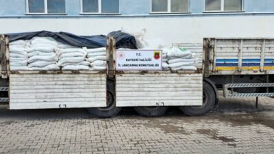 KAYSERİ (AA) – Kayseri'de jandarma ekiplerinin düzenlediği operasyonda 24 ton