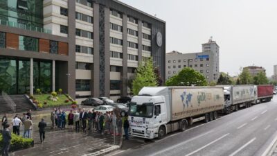 KAYSERİ (AA) – Kayseri'de, Melikgazi Belediyesi tarafından Gazze'ye gönderilmek üzere