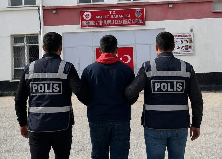 KIRŞEHİR (AA) – Kırşehir'de, hakkında 20 yıl 9 ay kesinleşmiş