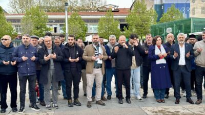 KIRŞEHİR (AA) – Kırşehir'de, İsrail'in Küresel Sumud Filosu'na saldırısı protesto