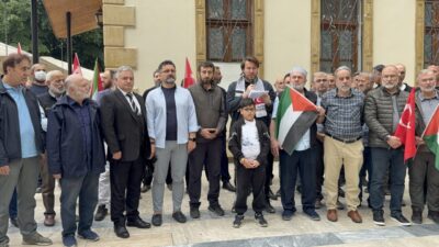 KOCAELİ (AA) – Kocaeli'de, İsrail'in, Gazze'ye insani yardım götüren Küresel
