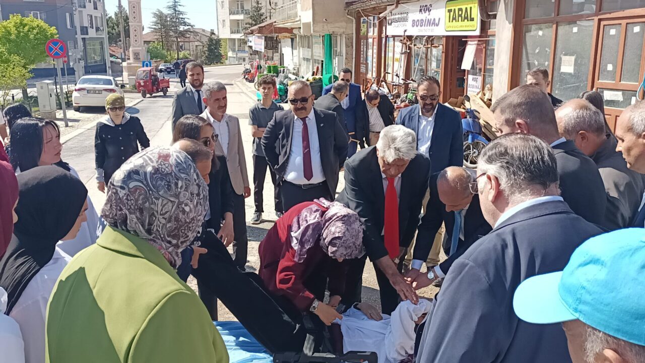 Konya (AA) – Konya'nın Hüyük ilçesinde, 19 Mayıs Atatürk'ü Anma,