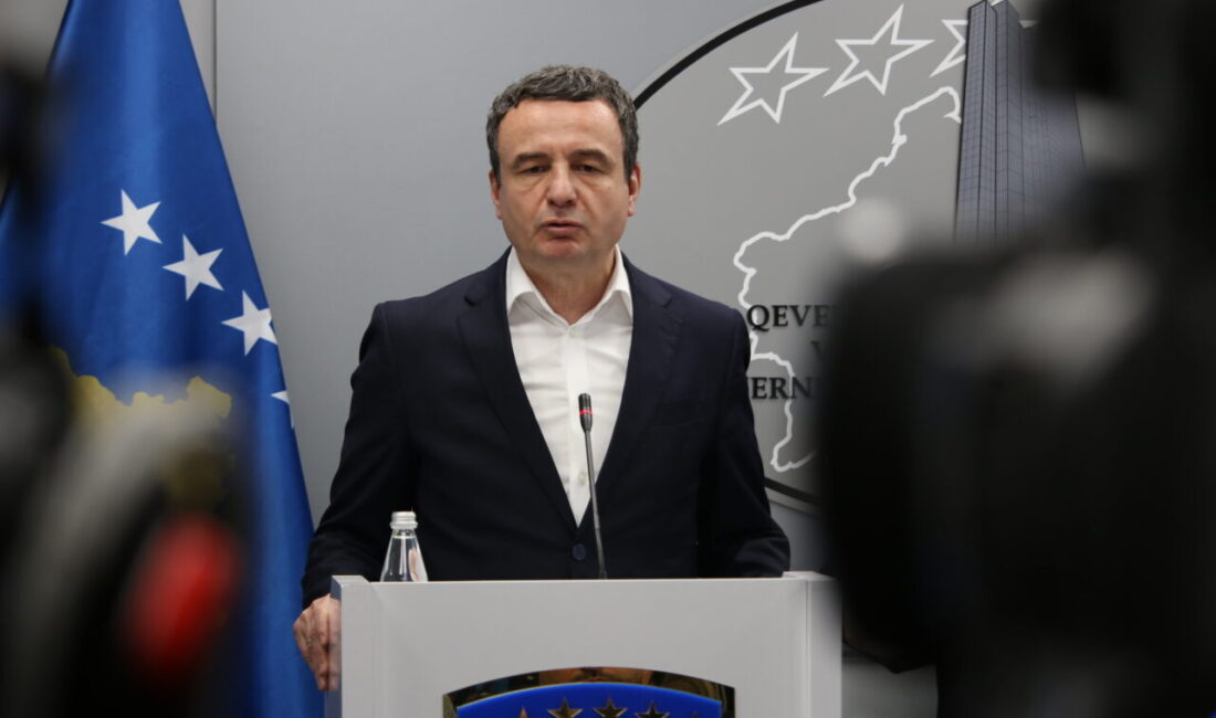 PRİŞTİNE (AA) – Kosova Başbakanı Albin Kurti, son yıllarda özellikle