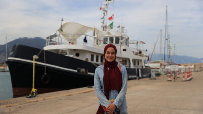 - Küresel Sumud Filosu Yönetim Kurulu Üyesi Sümeyra Akdeniz Ordu:
-