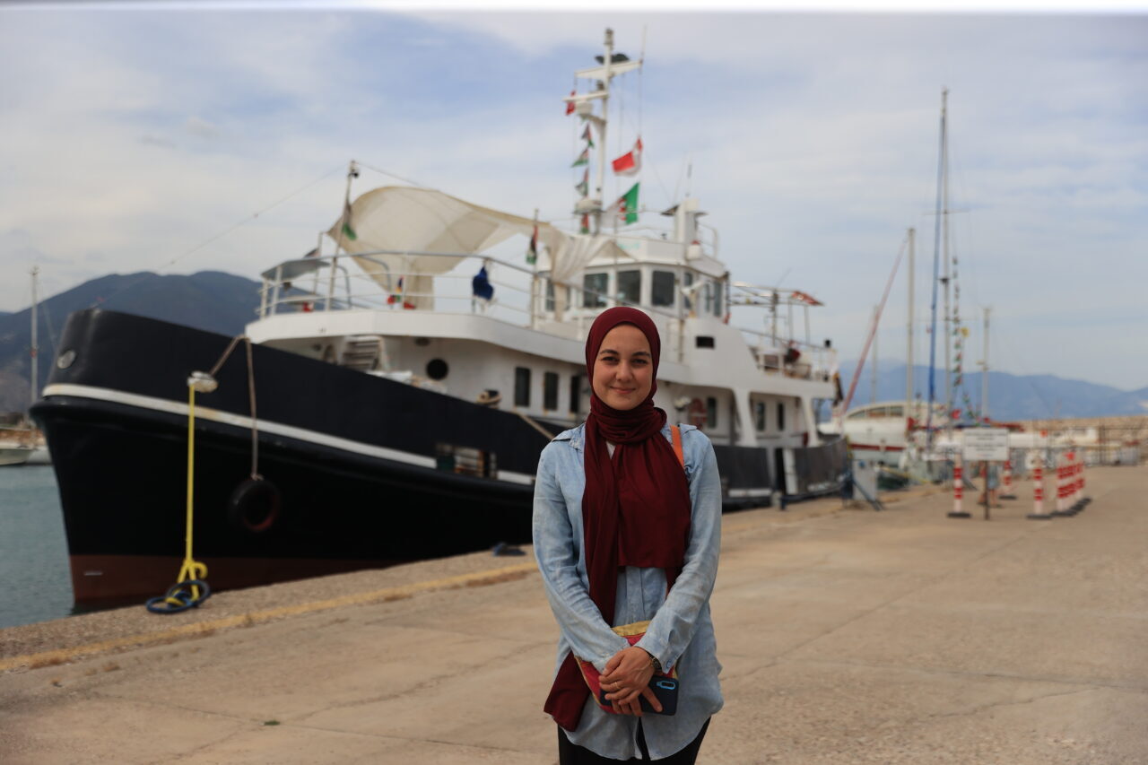 - Küresel Sumud Filosu Yönetim Kurulu Üyesi Sümeyra Akdeniz Ordu:
-