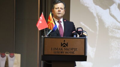 ÜSKÜP (AA) – Kuzey Makedonya'nın başkenti Üsküp'te, 19 Mayıs Atatürk'ü