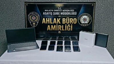 MALATYA (AA) – Malatya'da düzenlenen fuhuş operasyonunda 4 şüpheli gözaltına
