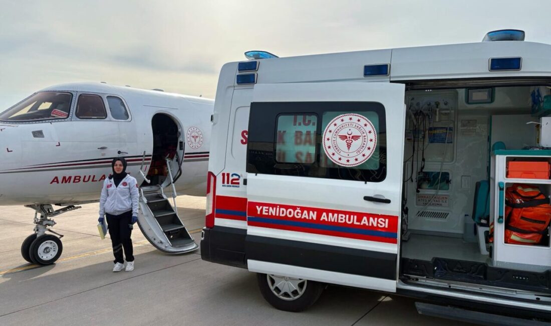 MARDİN (AA) – Mardin'de 70 günlük bebek, ambulans uçakla Ankara'ya