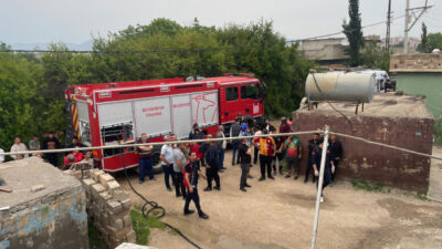 MARDİN (AA) – Mardin'in Kızıltepe ilçesinde müstakil evde çıkan yangında