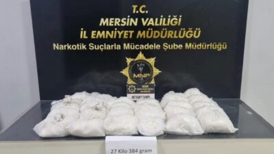 MERSİN (AA) – Mersin'in merkez Akdeniz ilçesinde bir depoya düzenlenen