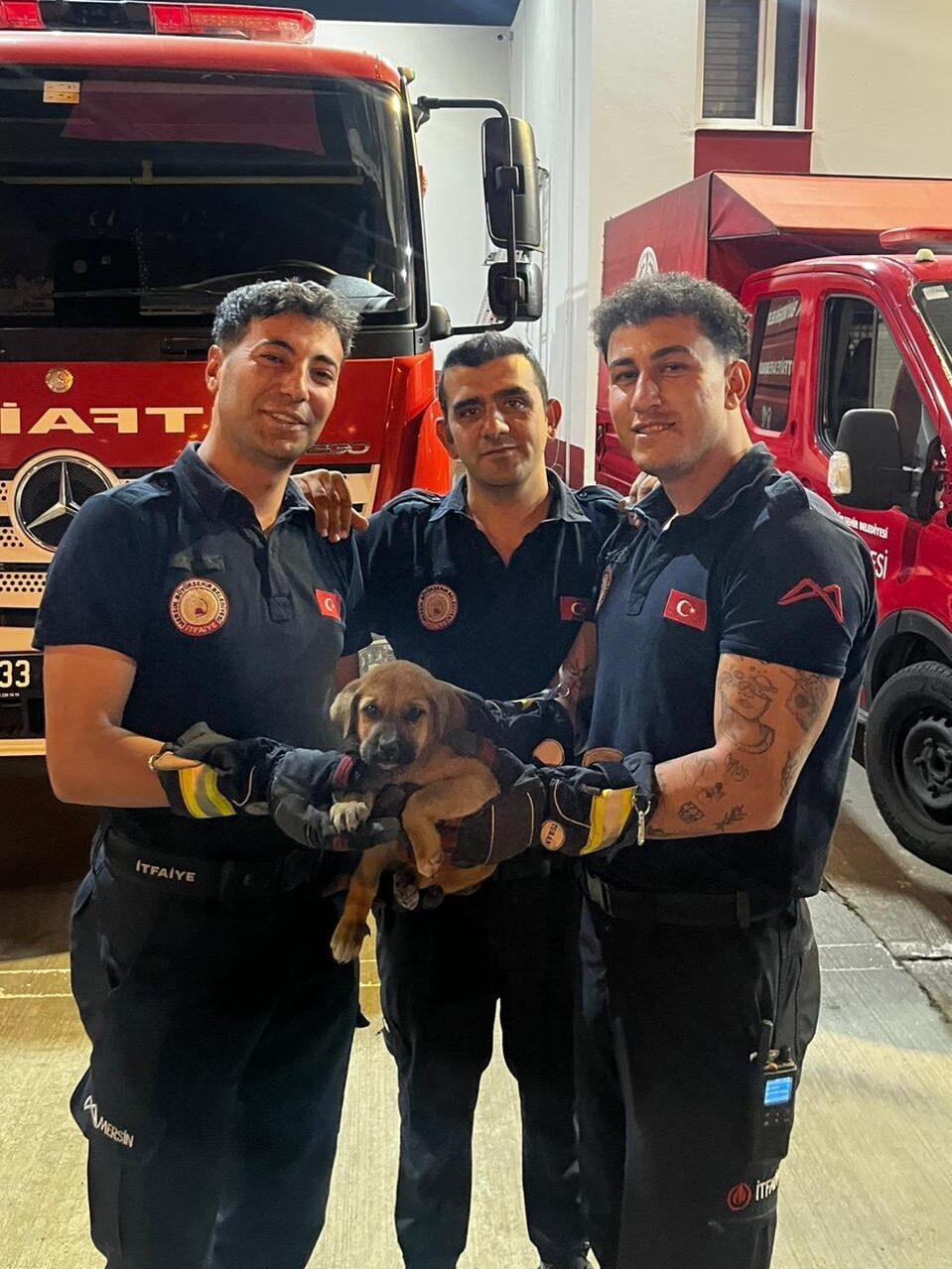 MERSİN (AA) – Mersin'in merkez Yenişehir ilçesinde otomobilin motor kısmına