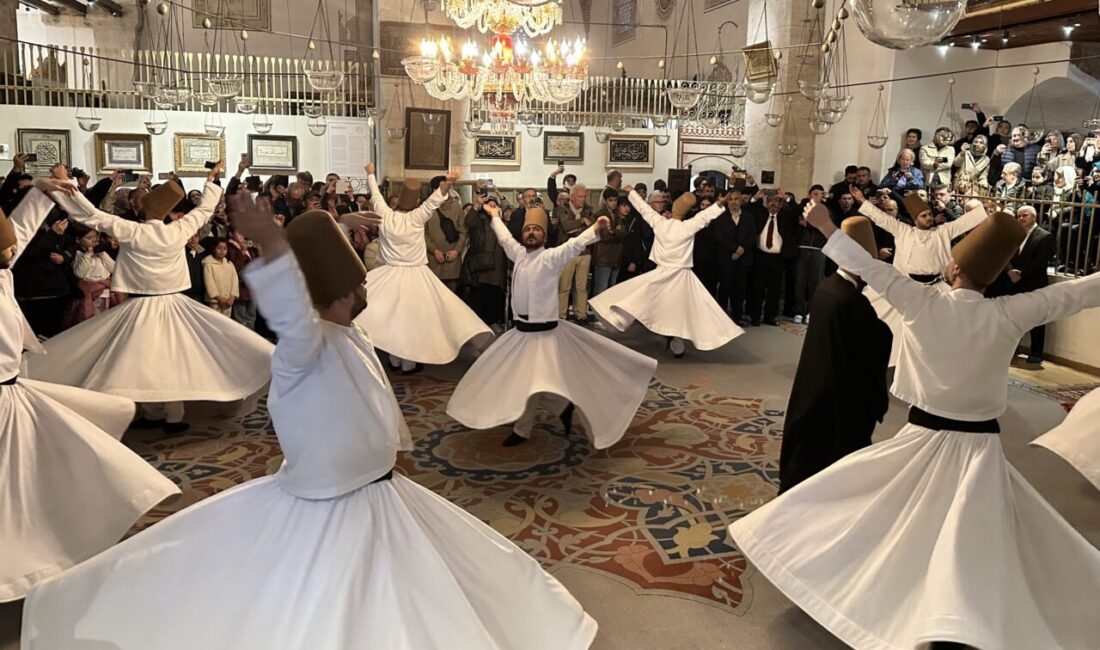 - Etkinlikler kapsamında Mevlana Müzesi'nde Sema Ayin-i Şerifi yapıldı
