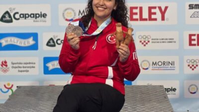 ANKARA (AA) – Milli atıcı Şevval İlayda Tarhan, Avrupa Ateşli