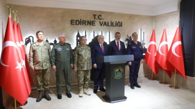 EDİRNE (AA) – Milli Savunma Bakanı Yaşar Güler, Edirne Valiliğine
