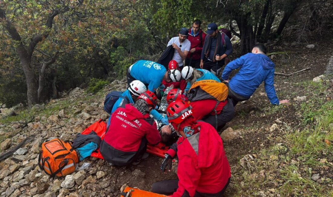 MUĞLA (AA) – Muğla'nın Fethiye ilçesinde, tarihi Likya Yolu'nda doğa