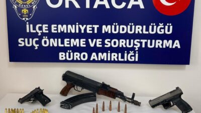 MUĞLA (AA) – Muğla'nın Ortaca ilçesinde uzun namlulu silah ve