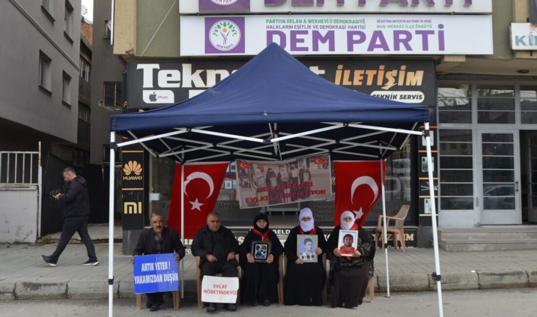 MUŞ (AA) – Muş'ta çocukları terör örgütü PKK tarafından kaçırılan
