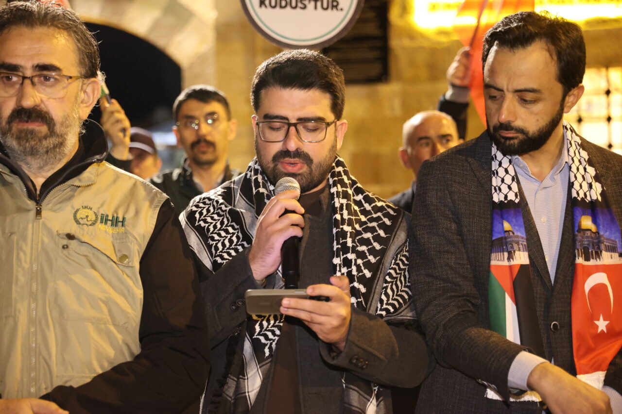 NEVŞEHİR (AA) – Nevşehir'de, İsrail'in, Gazze'ye insani yardım götüren Küresel