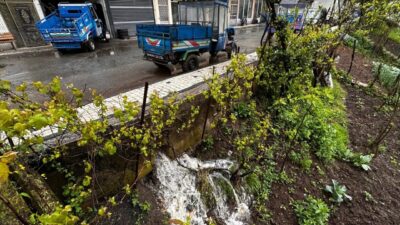 ORDU (AA) – Ordu'nun Korgan ilçesinde şiddetli yağış hasara yol