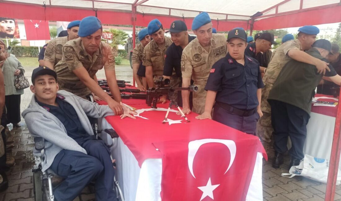 OSMANİYE (AA) – Osmaniye'de engelli gençler, "Temsili Askerlik Uygulaması" kapsamında