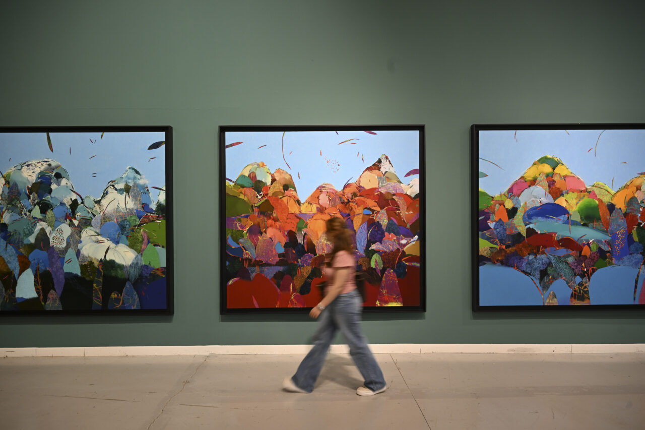 ANKARA (AA) – Ressam Hakan Esmer'in, "Kıyıdan İçeri" başlıklı sergisi